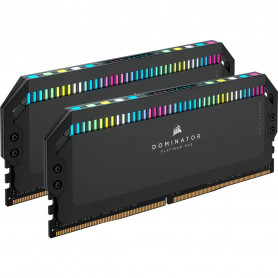 Corsair Dominator Platinum RGB DDR5 2X16Go 6200C36 - Noir - Mémoire RAM | Infomax Paris