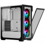 Corsair iCue 220T RGB Tempered Glass Blanc - Boitier PC Gamer | Infomax Paris