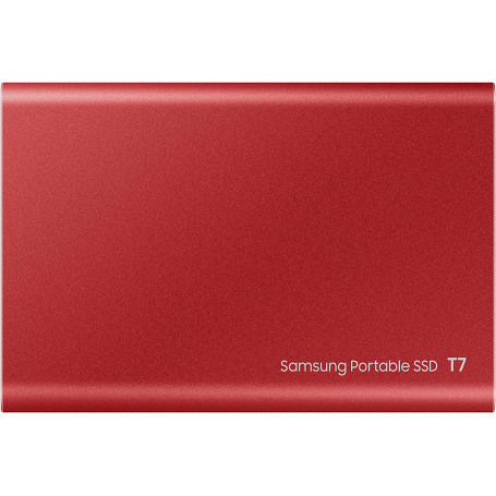 Disque Dur Externe SSD Portable T7 2To Rouge - SAMSUNG
