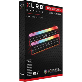 PNY XLR8 Gaming REV RGB 16GB (2x8GB) DDR4 3600MHz C18 - Mémoire RAM | Infomax Paris