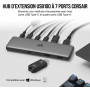 Corsair USB100 USB-C/USB-A - Câbles pour PC | Infomax Paris