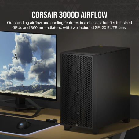 Corsair 3000D Airflow - Noir 
