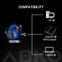 Abkoncore B581 USB Gaming Casque 7.1 - Casque gamer | Infomax Paris