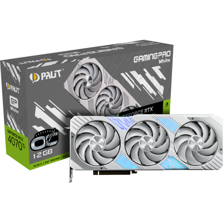 Palit GeForce RTX 4070 Ti GamingPro 12G - White - Carte graphique | Infomax Paris