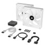 Corair iCUE Link QX140 RGB kit de démarrage - Blanc - Ventilateur PC Gamer | Infomax Paris
