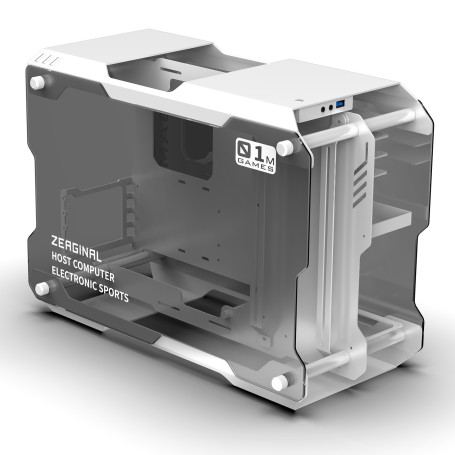 Zeaginal ZC-01M Blanc - Boitier PC Gamer | Infomax Paris