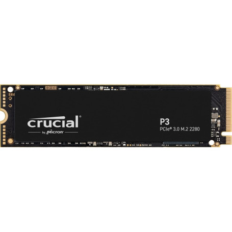 Crucial SSD P3 500GB PCIe 3.0 NVMe M.2 2280 Tray - SSD PC Gamer | Infomax Paris