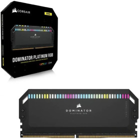 Corsair Dominator Platinum DDR5 2x32Go 6400C32 -Noir - Mémoire RAM | Infomax Paris