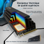SSD Crucial T700 2To - PCI Express 5.0 avec dissipateur - Disque Dur interne SSD | Infomax Paris