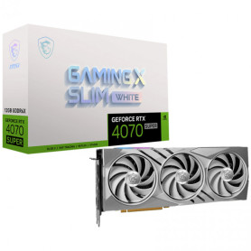 MSI GeForce RTX 4070 Super 12G Gaming Slim White - Carte graphique | Infomax Paris