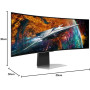 Samsung Odyssey OLED G9 LS49CG954SUXEN - 240 Hz - 5120 x 1440 - Écrans PC gamer | Infomax Paris