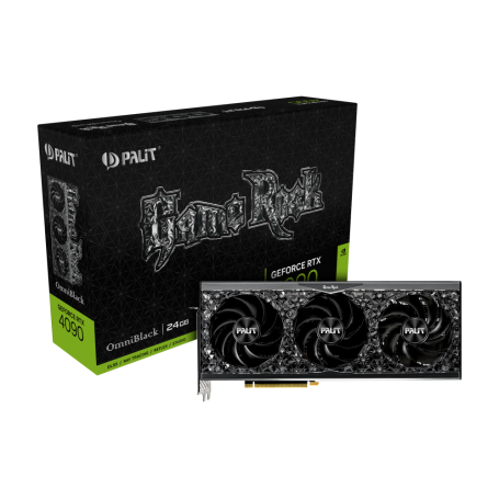 Palit GeForce RTX 4090 GameRock OmniBlack 24GB GDDR6X - Carte graphique | Infomax Paris