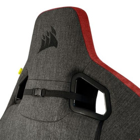 CORSAIR TC100 RELAXED - Fabric (BLACK / RED) - Chaises et sièges Gamer | Infomax Paris