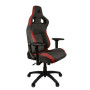 CORSAIR TC100 RELAXED - Fabric (BLACK / RED) - Chaises et sièges Gamer | Infomax Paris