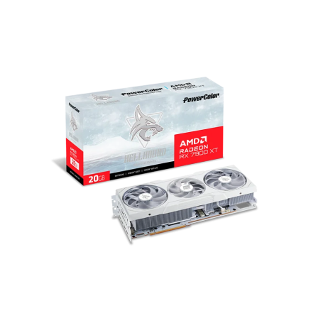 PowerColor Hellhound Spectral White AMD Radeon™ RX 7900 XT 20GB - Carte graphique | Infomax Paris