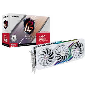 ASRock AMD Radeon RX 7900 XT Phantom Gaming White 20 Go OC - Carte graphique | Infomax Paris