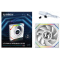 Lian Li Uni Fan SL 120 LCD ARGB Wireless - Blanc - Ventilateur PC Gamer | Infomax Paris