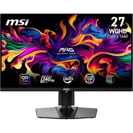 MSI MAG 26.5'' QD-OLED 271QPX 240Hz Quad HD 0,03ms - Noir - Écrans PC gamer | Infomax Paris