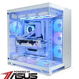 PC Gamer Snow BTF Powered By ASUS - iCUE Certified