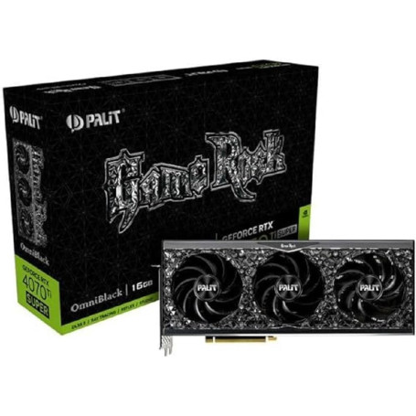 Palit GeForce RTX 4070 Ti Super GameRock OmniBlack 16Go - Carte graphique | Infomax Paris