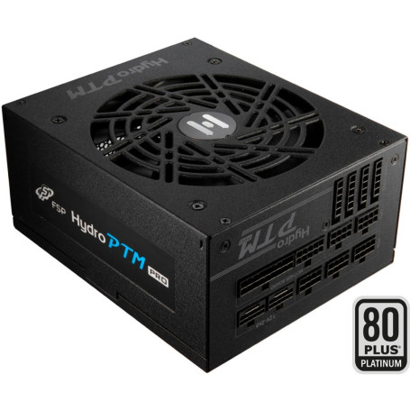 FSP Hydro PTM PRO 1650W PCIE5.1 ATX3.1(12V-2x6) 80 Plus Platinum - Alimentation PC Gamer | Infomax Paris