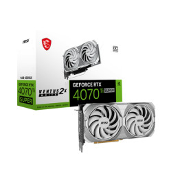 MSI GeForce RTX 4070 Ti Super 16G Ventus 2X White OC - Carte graphique | Infomax Paris