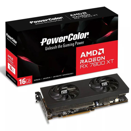 PowerColor AMD Radeon RX 7800 XT 16GB GDDR6 - Carte graphique | Infomax Paris