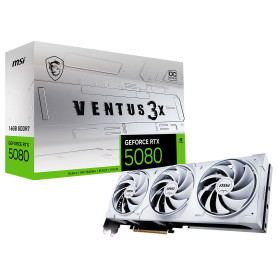 MSI GeForce RTX 5080 16G VENTUS 3X OC WHITE - Carte graphique | Infomax Paris