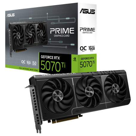 ASUS PRIME GeForce RTX 5070 Ti 16GB GDDR7 OC Edition - Carte graphique | Infomax Paris