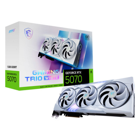 MSI GeForce RTX 5070 12G GAMING TRIO OC - White - Carte graphique | Infomax Paris