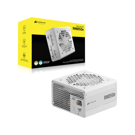 Corsair RM850e 80+ Gold V2025 - Blanc - Alimentation PC Gamer | Infomax Paris