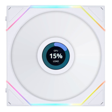 Lian Li Uni Fan TL LCD 140mm - Blanc - Ventilateur PC Gamer | Infomax Paris