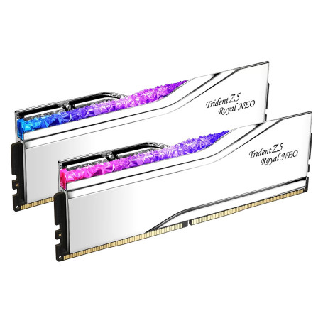 G.Skill Trident Z5 Royal Neo 2x32 Go (64 Go) DDR5 6000 MHz CL28 - Argent - Mémoire RAM | Infomax Paris