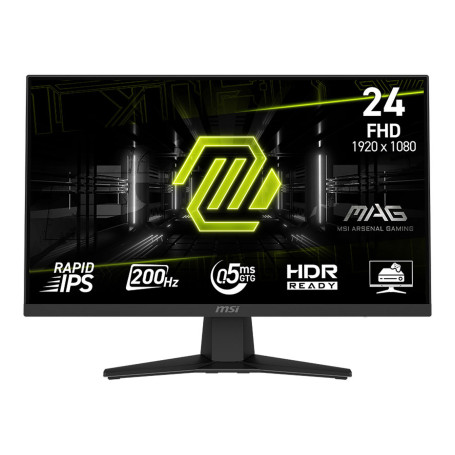 MSI 23.8" LED MAG 244F - 200 Hz - 0.5 ms - Écrans PC gamer | Infomax Paris