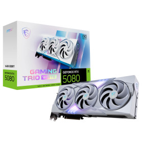 MSI GeForce RTX 5080 16G GAMING TRIO OC WHITE - Carte graphique | Infomax Paris