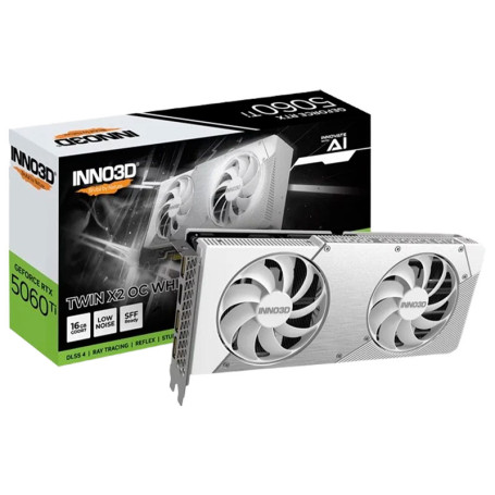 INNO3D GeForce RTX 5060 Ti 16 Go Twin x2 OC - White - Carte graphique | Infomax Paris