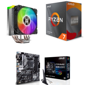 Kit Upgrade - Ryzen 7 5700X + B550 WiFi + Ventirad - Kit d'upgrade PC | Infomax Paris
