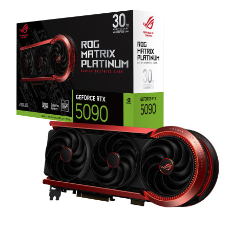 ASUS ROG Matrix Platinum GeForce RTX 5090 32GB GDDR7 30th Anniversary Edition - Carte graphique | Infomax Paris