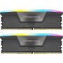 Corsair Vengeance RGB DDR5 2x32Go 6000C40 - Gris - Mémoire RAM | Infomax Paris