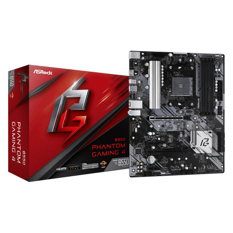 ASRock B550 Phantom Gaming 4 - Carte mère gamer | Infomax Paris
