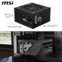 MSI MPG A1250GS 1250W PCIE5 80 Plus Gold ATX 3.1 - Alimentation PC Gamer | Infomax Paris