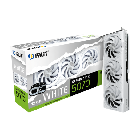 Palit GeForce RTX 5070 12 Go White OC - Carte graphique | Infomax Paris