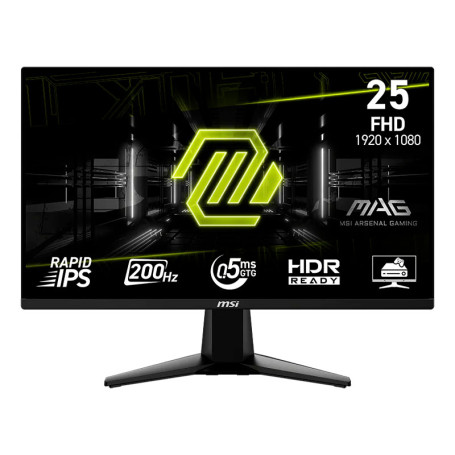 MSI MAG 255F E20 - FHD - 200Hz - 0,5ms - Écrans PC gamer | Infomax Paris