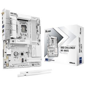 ASRock B860 Challenger WiFi White - Carte mère gamer | Infomax Paris
