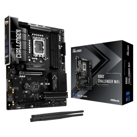 ASRock B860 Challenger WiFi - Carte mère gamer | Infomax Paris
