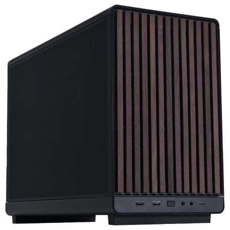 Lian Li DAN Cases A3 Micro-ATX - Wood Noir - Boitier PC Gamer | Infomax Paris