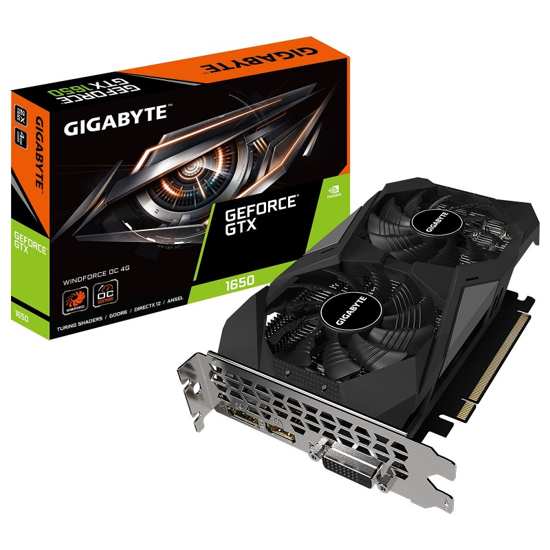 Gigabyte geforce gtx 1650 d6 windforce oc 4g обзор