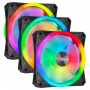 Corsair QL Series QL120 RGB Noir Pack x 3 - Ventilateur PC Gamer | Infomax