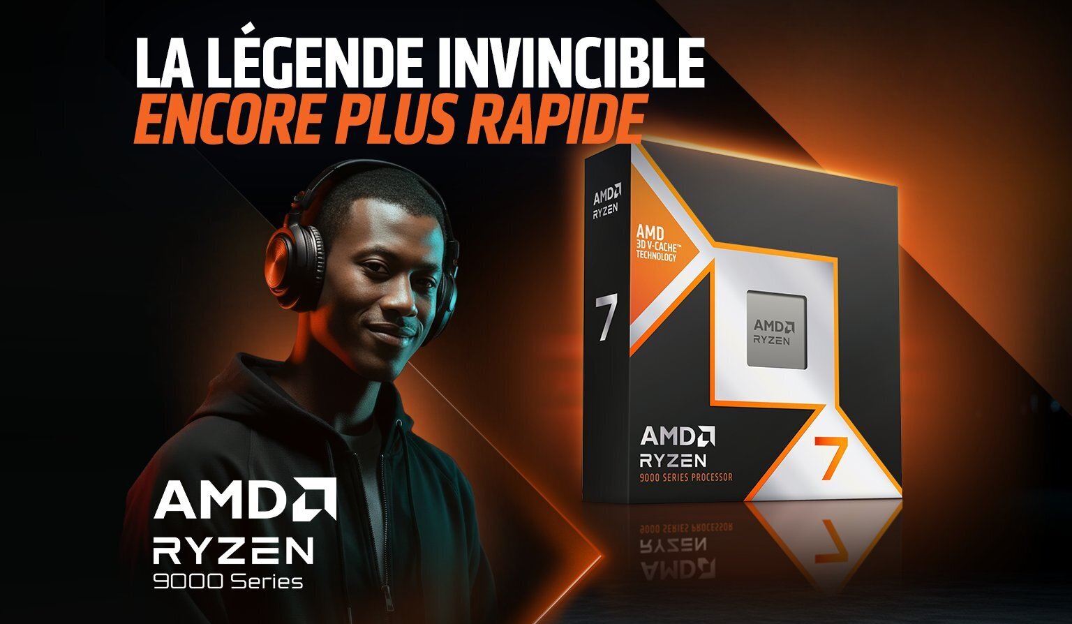 Bannière AMD Ryzen™ 7 9850X3D