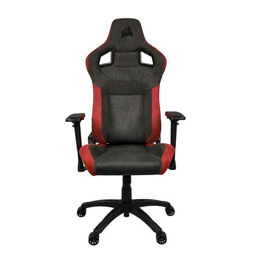 Corsair TC100 Relaxed Fabric (Noir/Rouge)